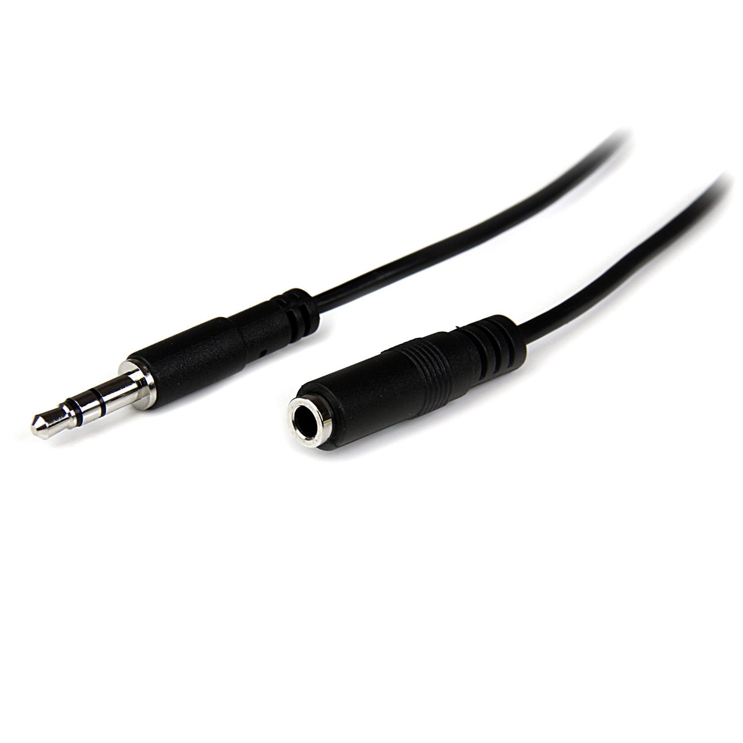 startech-com-mu2mmfs-c-ble-extension-audio-slim-3-5-mm-m-le-vers-femelle-2-m image 1