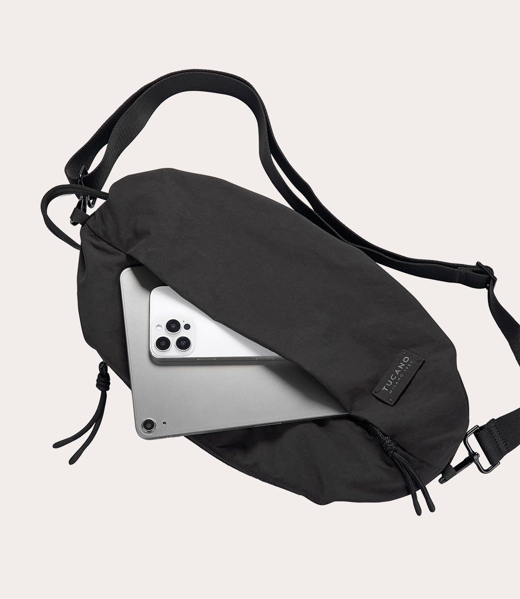 tucano-agile-crossbody-large-sac-bandouli-re-en-nylon-froiss image 8