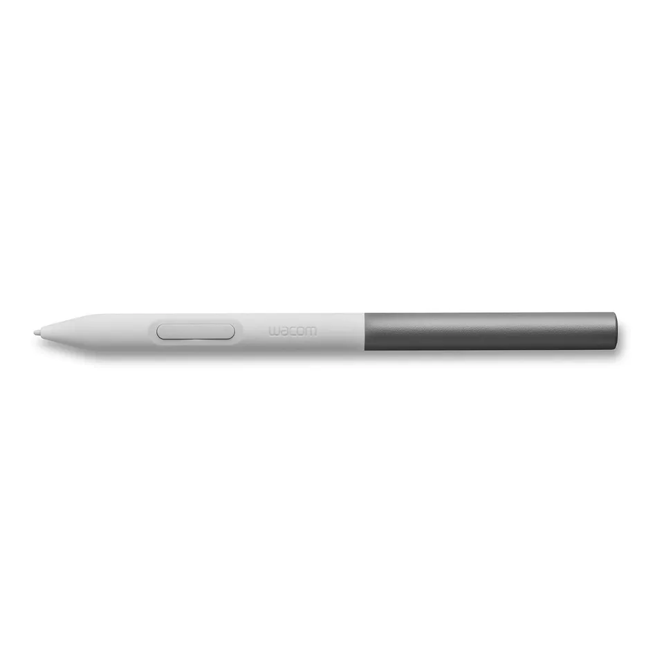 wacom-one-stylet-standard-sensible-la-pression-blanc-gris image 1