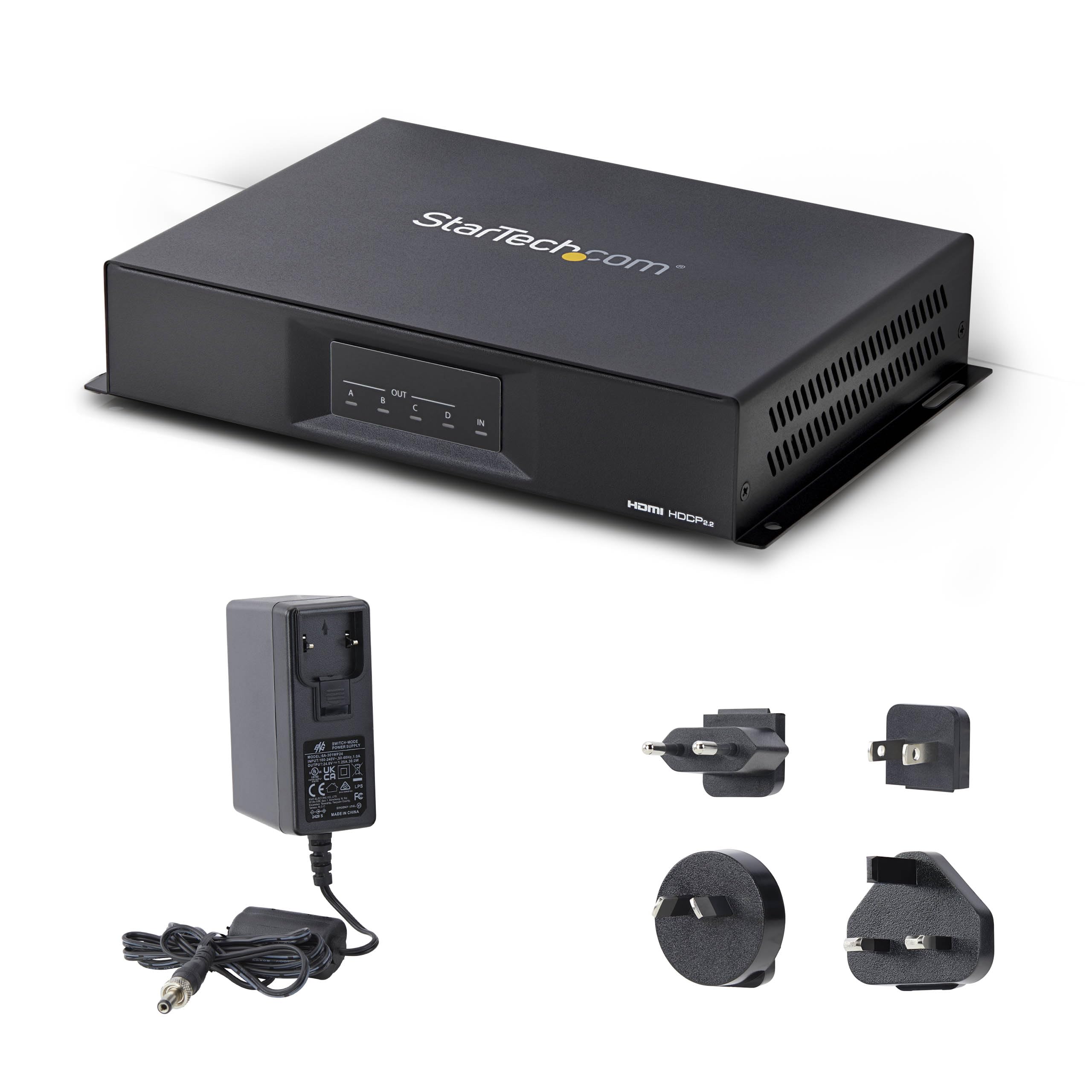 startech-com-st124hdvw-contr-leur-mur-vid-o-2x2-hdmi-4k-60hz-1-vers-4 image 7