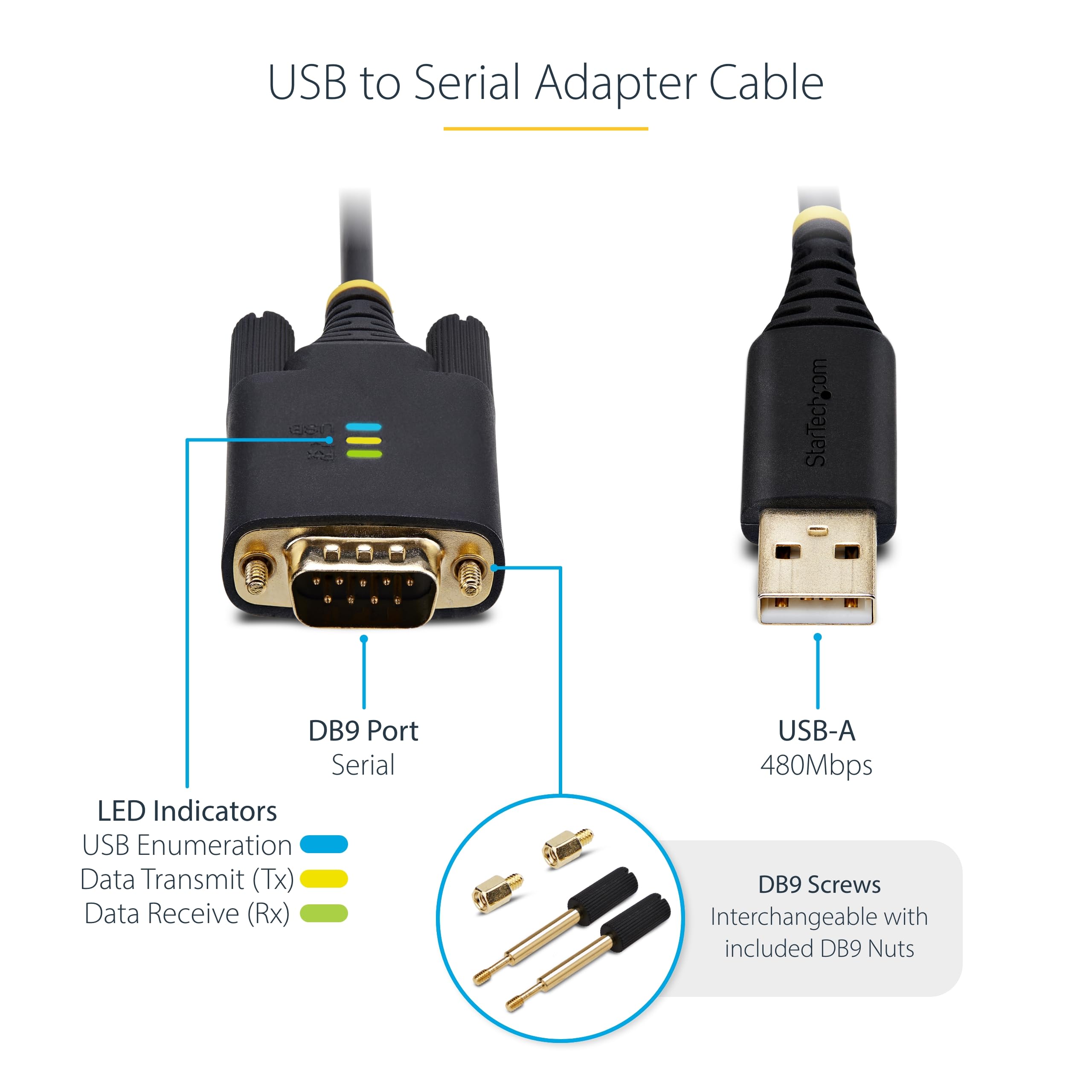 startech-com-c-ble-adaptateur-usb-vers-s-rie-db9-rs232-2m-ftdi image 4
