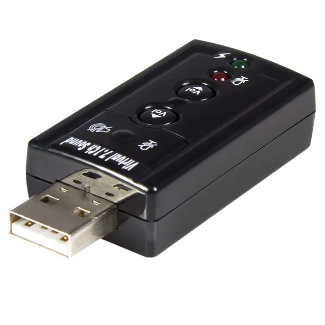 startech-com-adaptateur-audio-st-r-o-usb-7-1-virtuel-icusbaudio7 image 1
