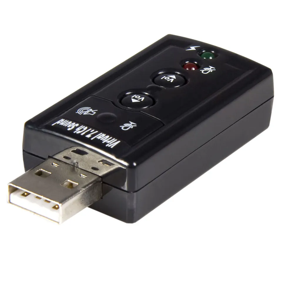 startech-com-adaptateur-audio-st-r-o-usb-7-1-virtuel-icusbaudio7 image 1