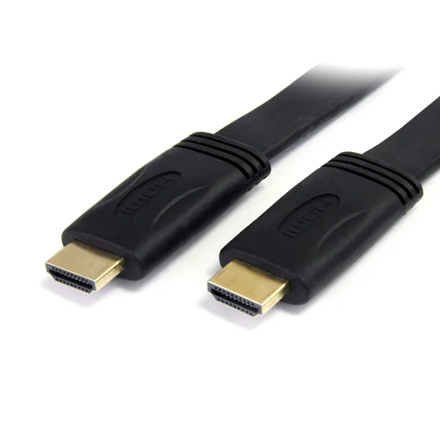 startech-com-hdmm5mfl-c-ble-hdmi-plat-5-m-4k-30hz-m-le-m-le-noir image 1