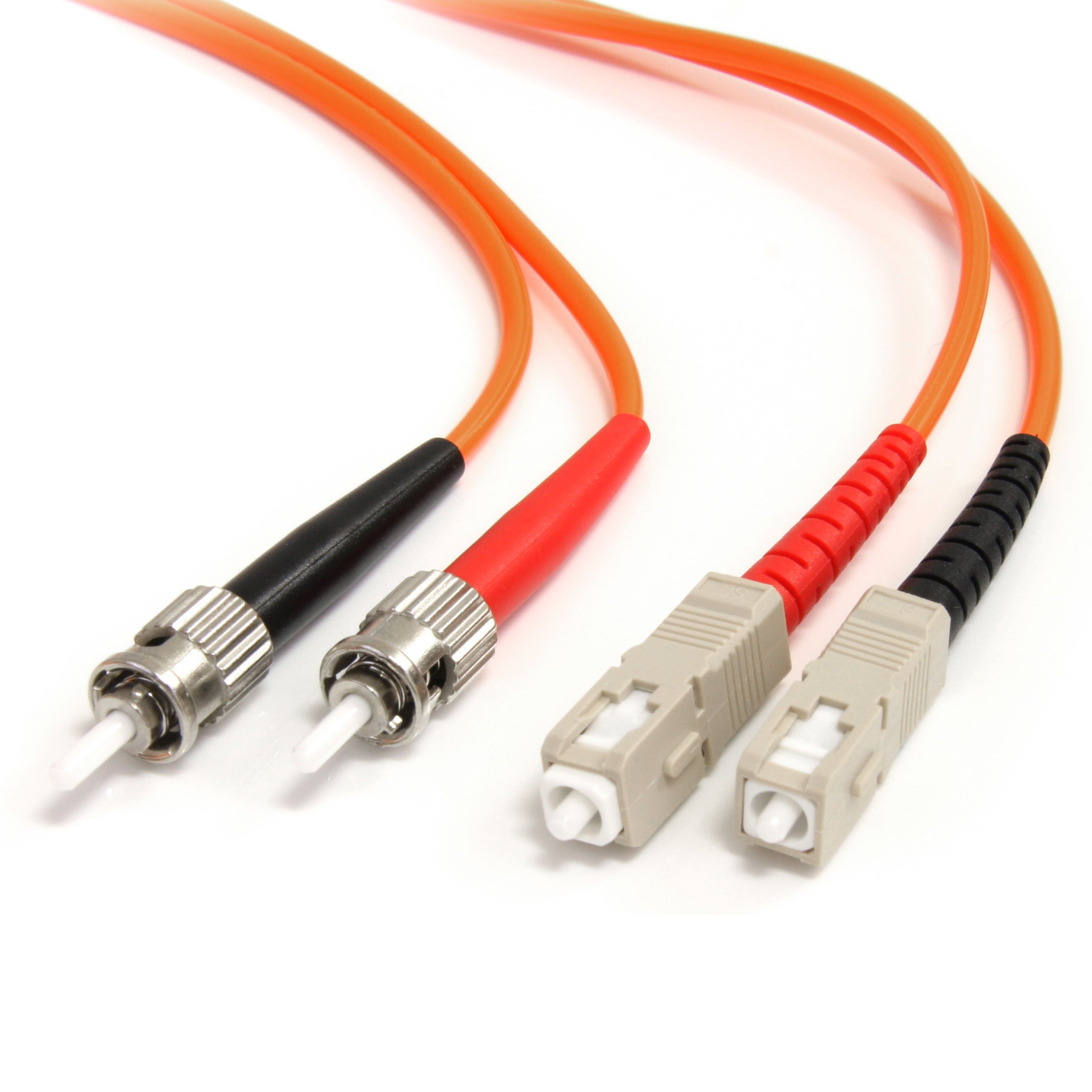 startech-com-fibstsc2-c-ble-fibre-optique-om1-2-m-st-vers-sc-62-5-125 image 1