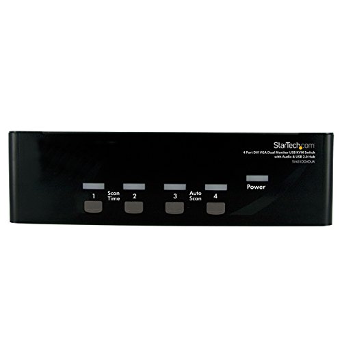 startech-com-switch-kvm-4-ports-double-cran-dvi-vga-avec-hub-usb-et-audio image 4