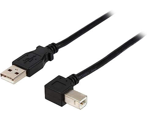 startech-com-usbab1ml-c-ble-usb-2-0-usb-a-vers-usb-b-coud-gauche-1-m-noir image 2