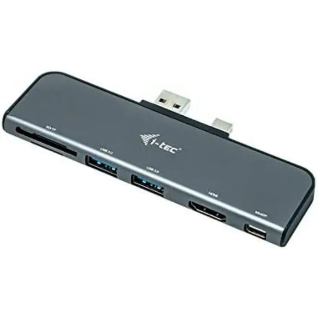 i-tec-solomon-station-d-accueil-m-tal-pour-microsoft-surface-pro-hdmi-4k-minidp image 1