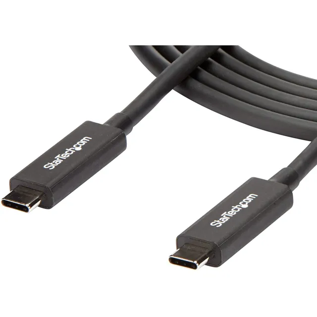 startech-com-c-ble-thunderbolt-3-actif-2m-40-gbps-100w-pd-4k-60hz-usb-c image 1