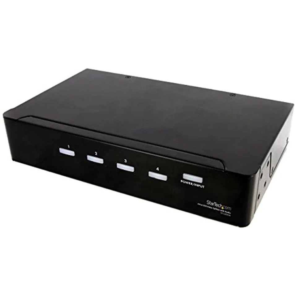 startech-com-st124dvia-r-partiteur-vid-o-4-ports-dvi-audio image 1