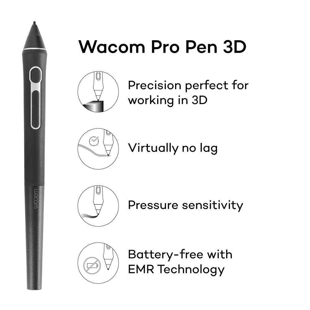 wacom-pro-pen-3d-stylet-8192-niveaux-3-boutons image 2