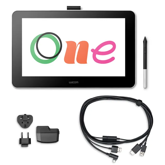 wacom-one-13-cran-stylet-13-3-pouces-full-hd image 1