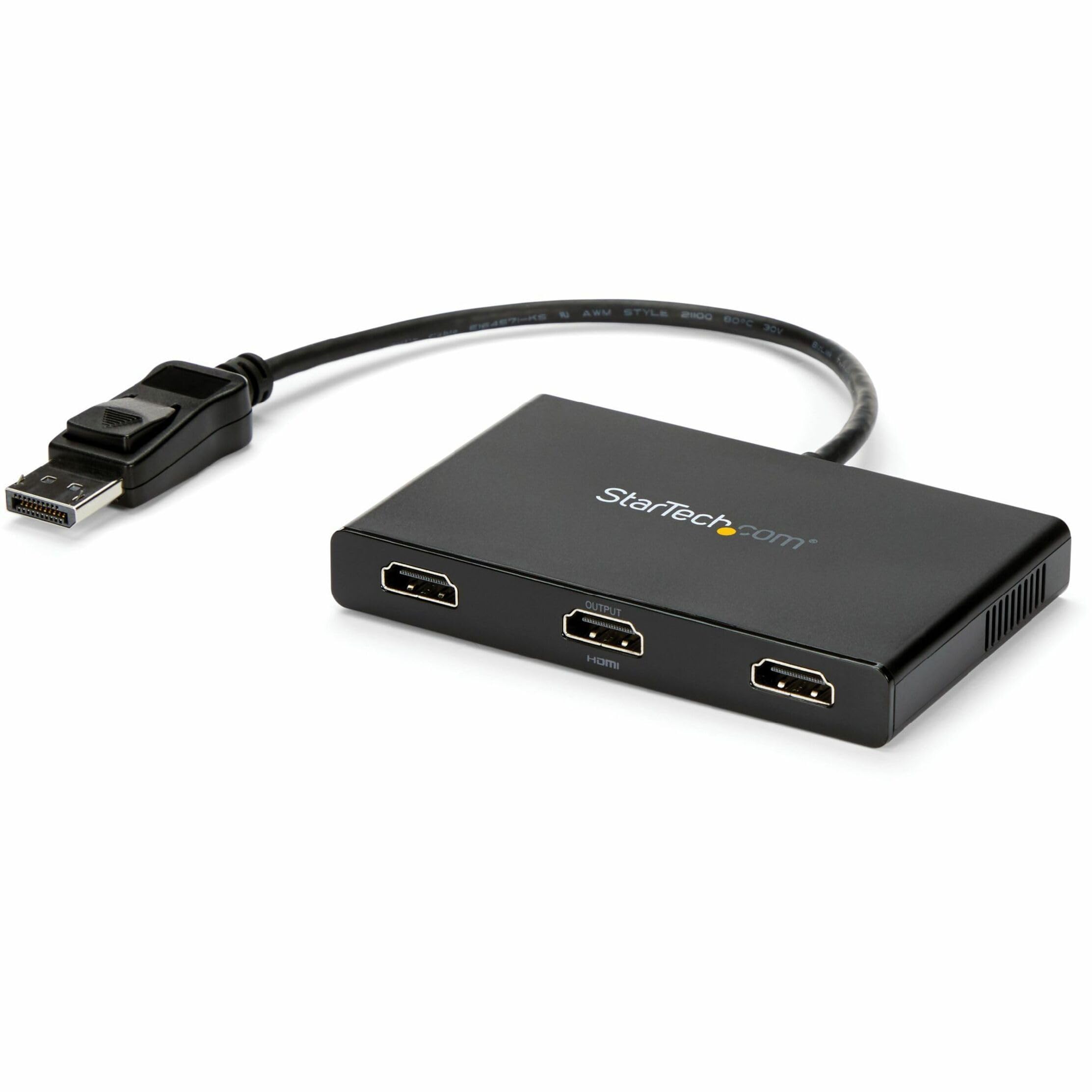 startech-com-hub-mst-displayport-1-2-vers-3x-hdmi-triple-1080p-4k-30hz image 1