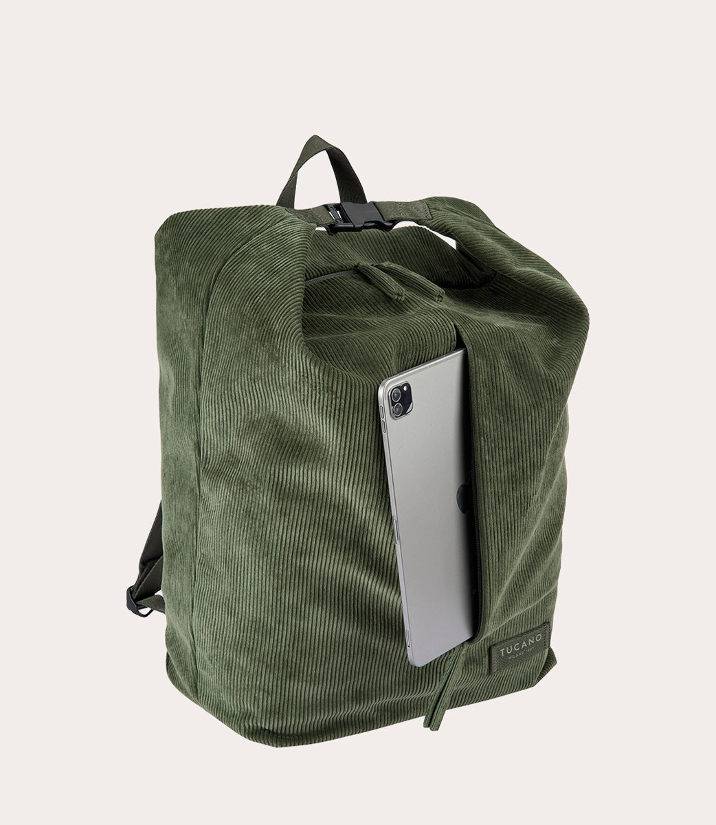 tucano-carry-corduroy-backpack-sac-dos-velours image 5