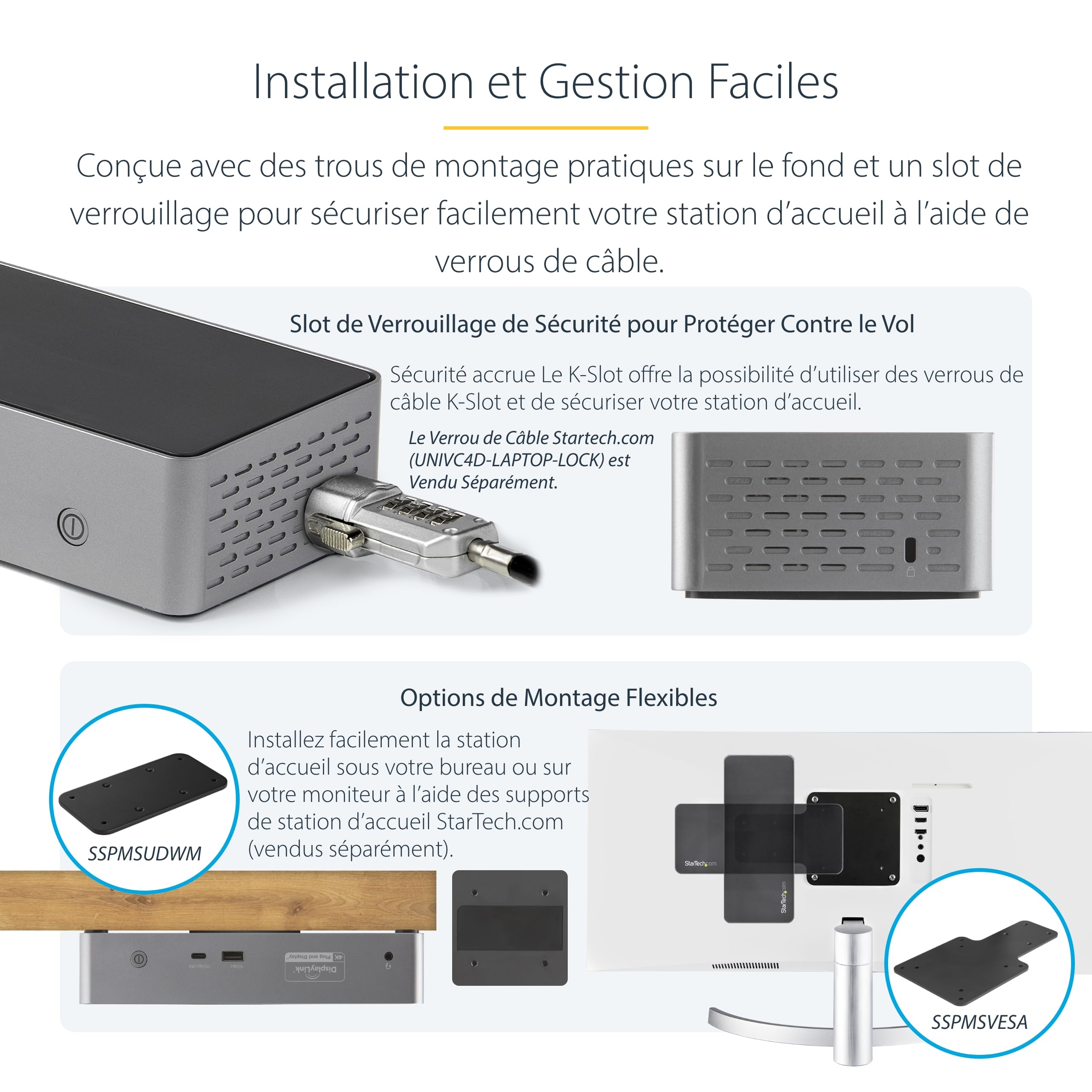 startech-com-dock-usb-c-quadruple-4k-60hz-displaylink-100w-gbe-pour-macbook-m1-m image 7