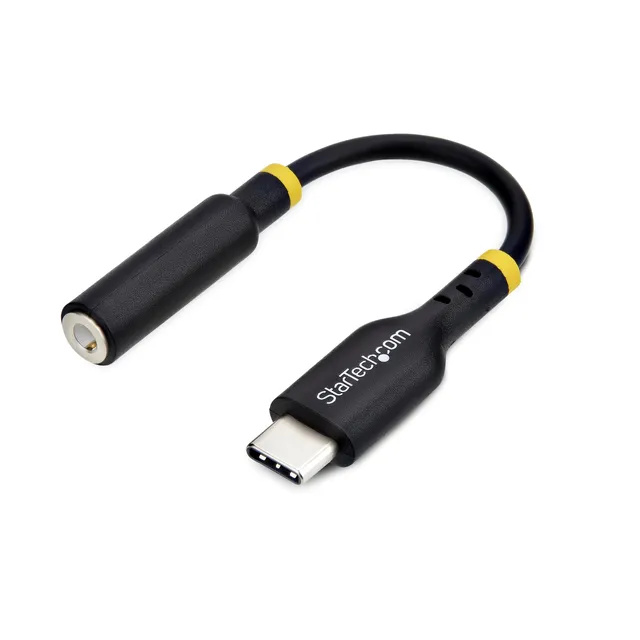 startech-com-adaptateur-audio-usb-c-vers-jack-3-5mm-usbcaudio2-dac-32-bits image 1