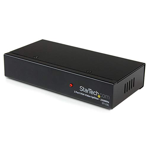 startech-com-r-partiteur-vid-o-vga-2-ports-250-mhz-1920x1440-st122leu-noir image 4