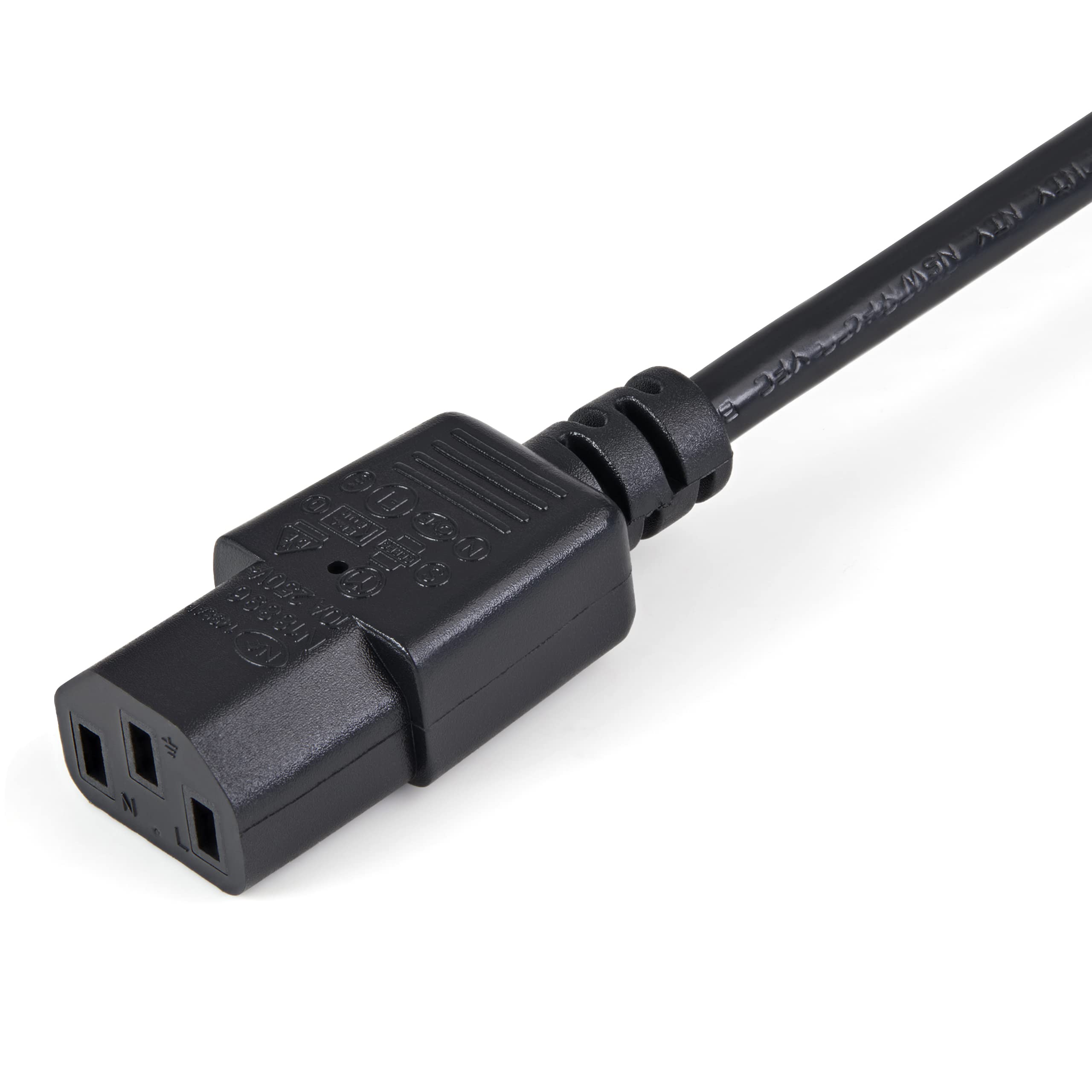 startech-com-pxt1001m-c-ble-extension-alimentation-c13-vers-c14-1m-m-le-femelle image 3