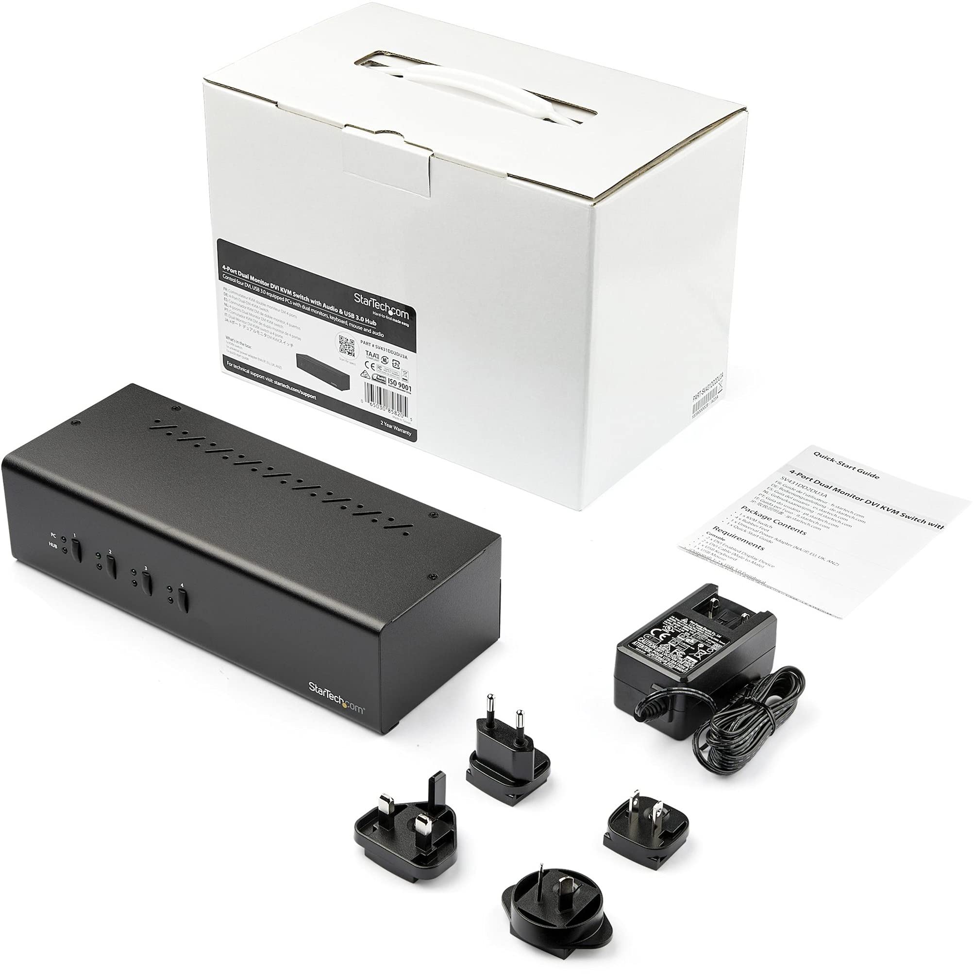 startech-com-sv431dd2du3a-switch-kvm-dvi-double-cran-4-ports-usb-3-0-audio image 5