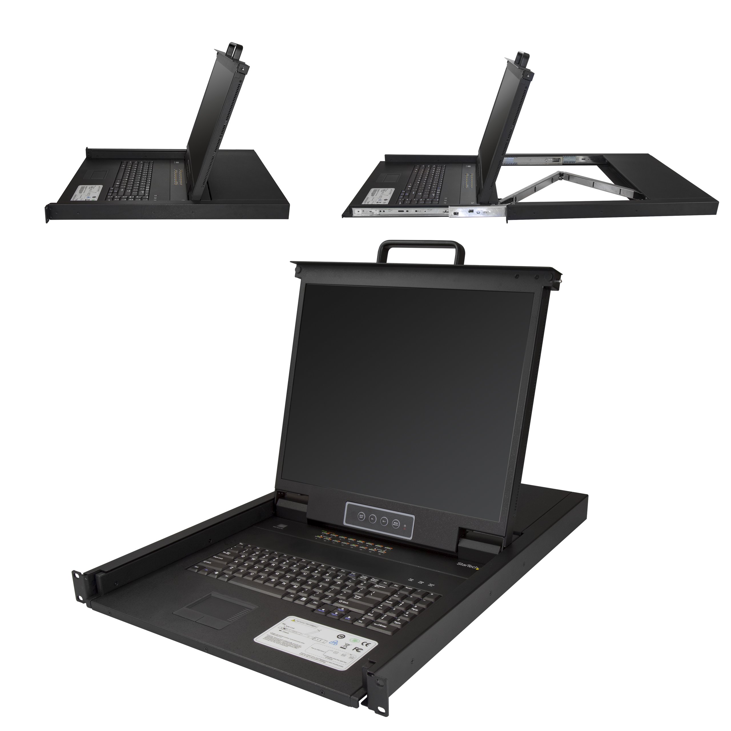 startech-com-rkcons1908k-console-kvm-lcd-19-8-ports-rack-1u-avec-c-bles-1-8-m image 8
