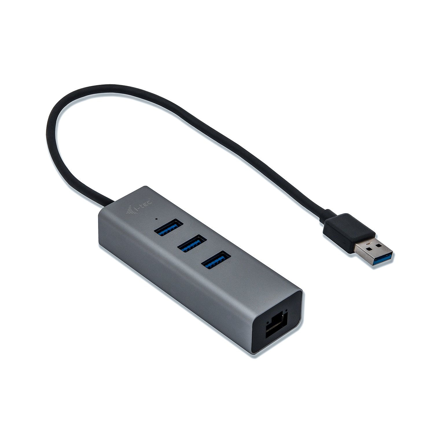 i-tec-solomon-hub-usb-3-0-m-tal-3-ports-gigabit-ethernet-rj-45-10-100-1000 image 1