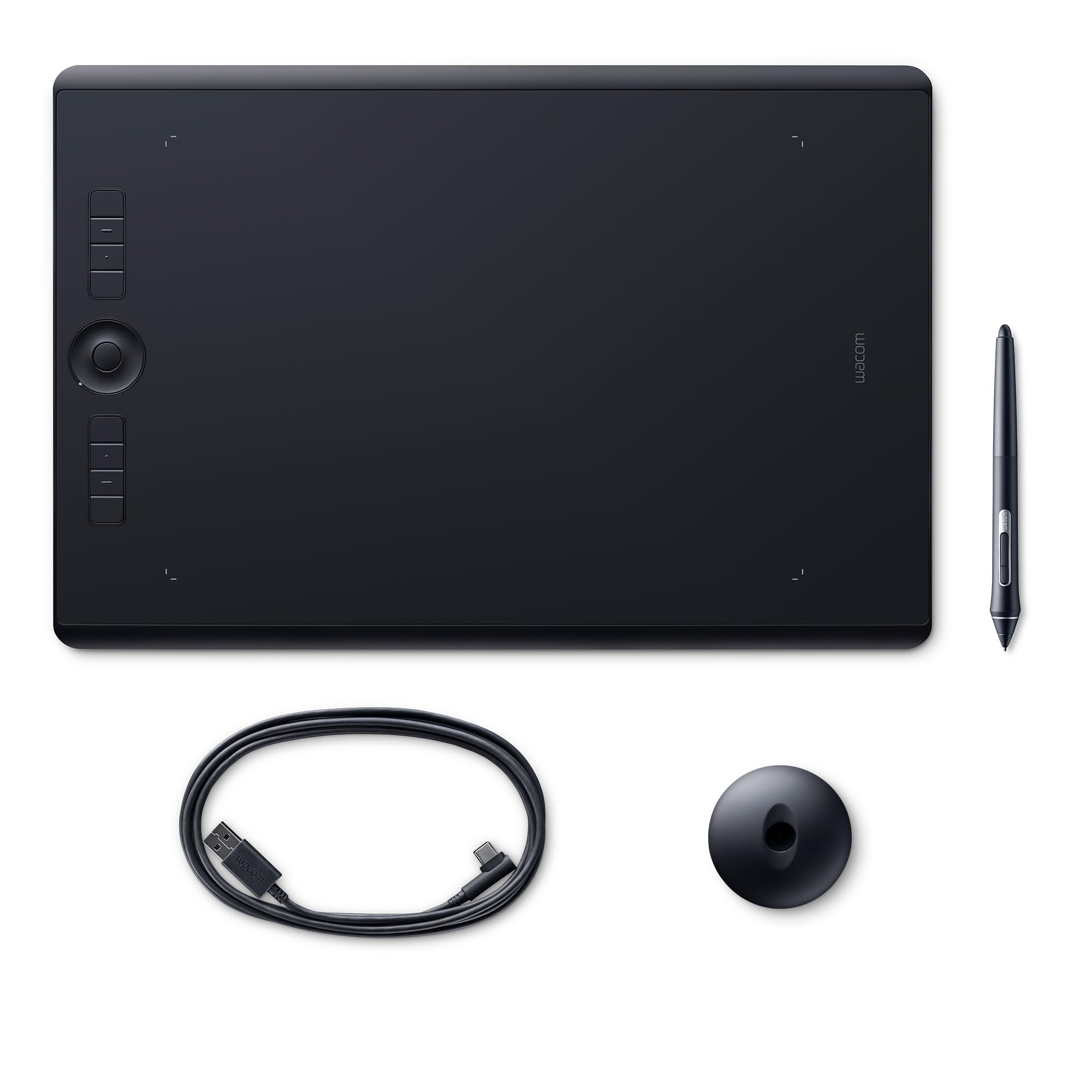wacom-intuos-pro-l-tablette-graphique-stylet-noir image 1