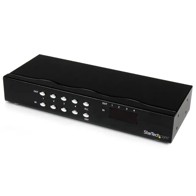startech-com-r-partiteur-commutateur-matrice-vid-o-vga-4x4-avec-audio image 1
