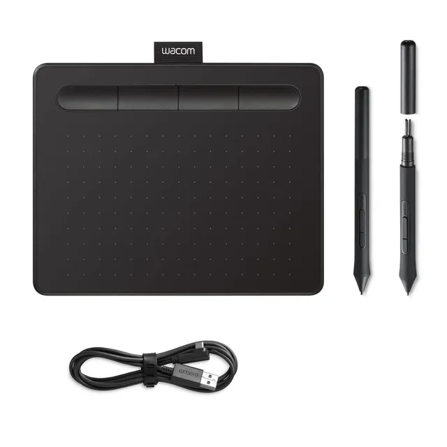 wacom-intuos-small-ctl-4100k-n-tablette-graphique-stylet-noir image 1