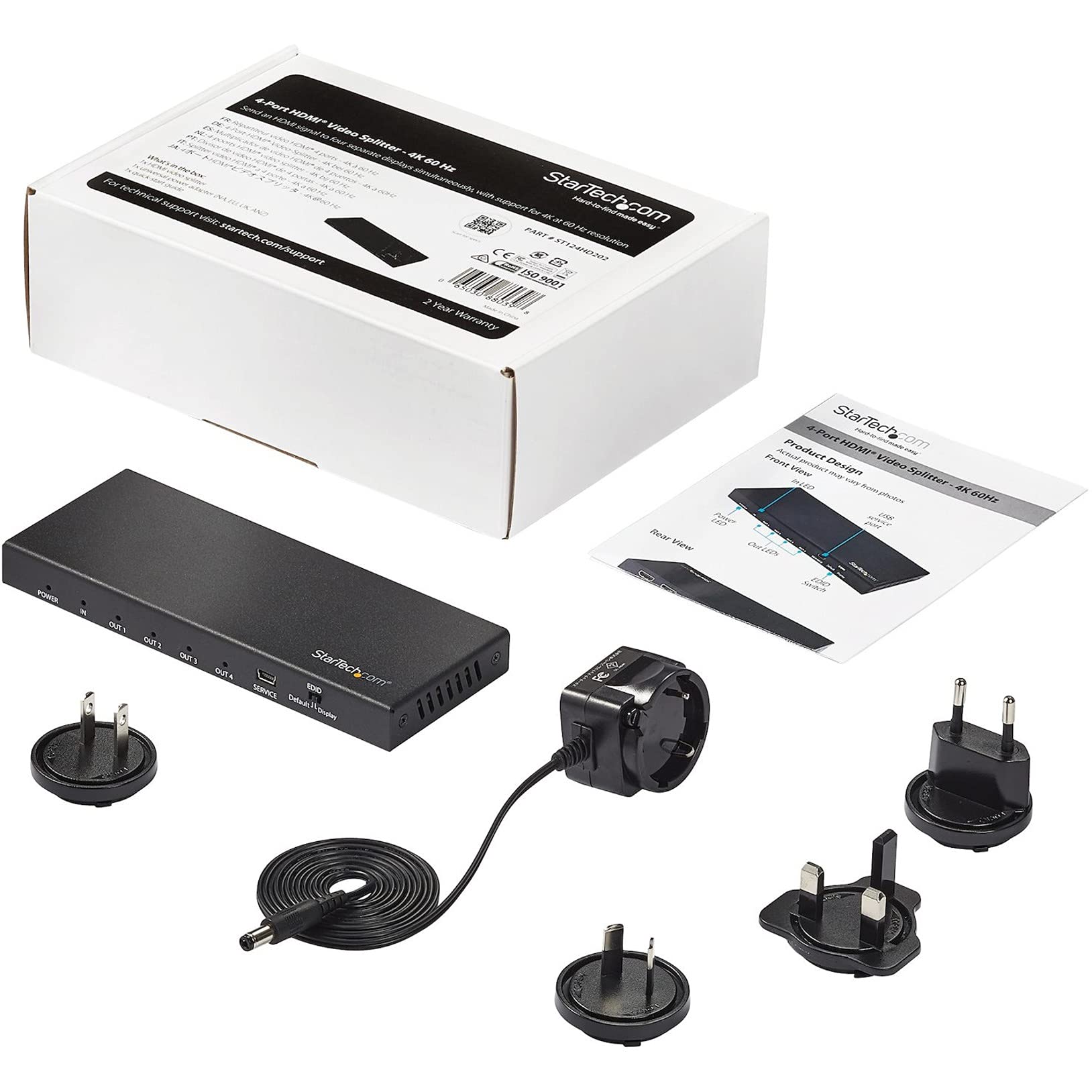 startech-r-partiteur-hdmi-1-vers-4-4k-60hz-hdmi-2-0b-hdr image 8