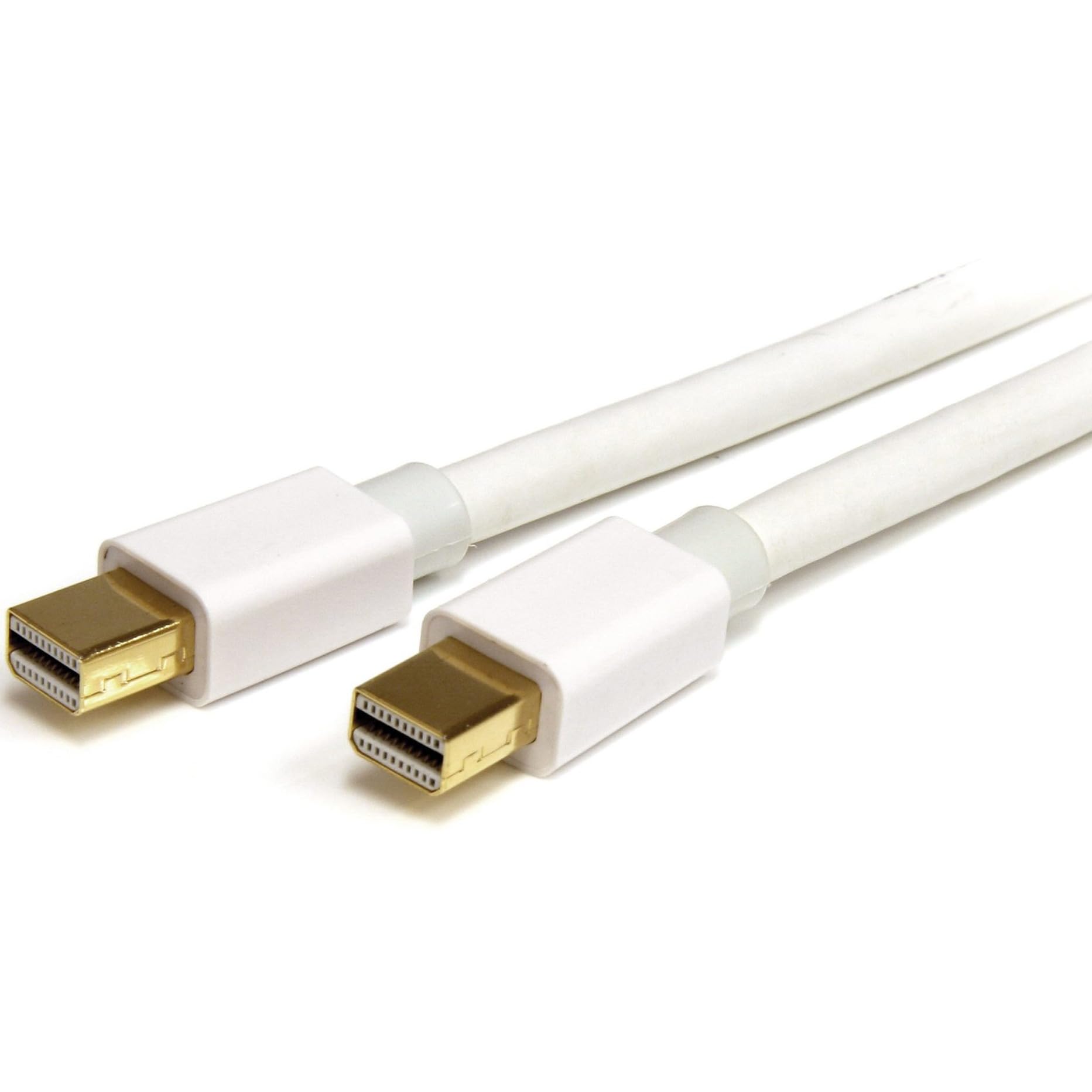 startech-com-c-ble-mini-displayport-1-2-vers-mini-dp-1m-4k-blanc-mdpmm1mw image 1