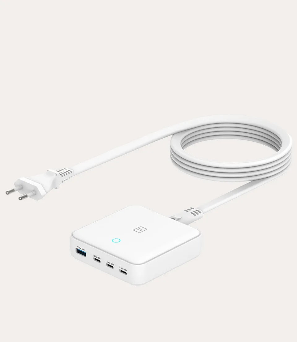 tucano-high-speed-100w-gan-chargeur-de-bureau-4-ports-avec-c-ble-1-5-m image 1