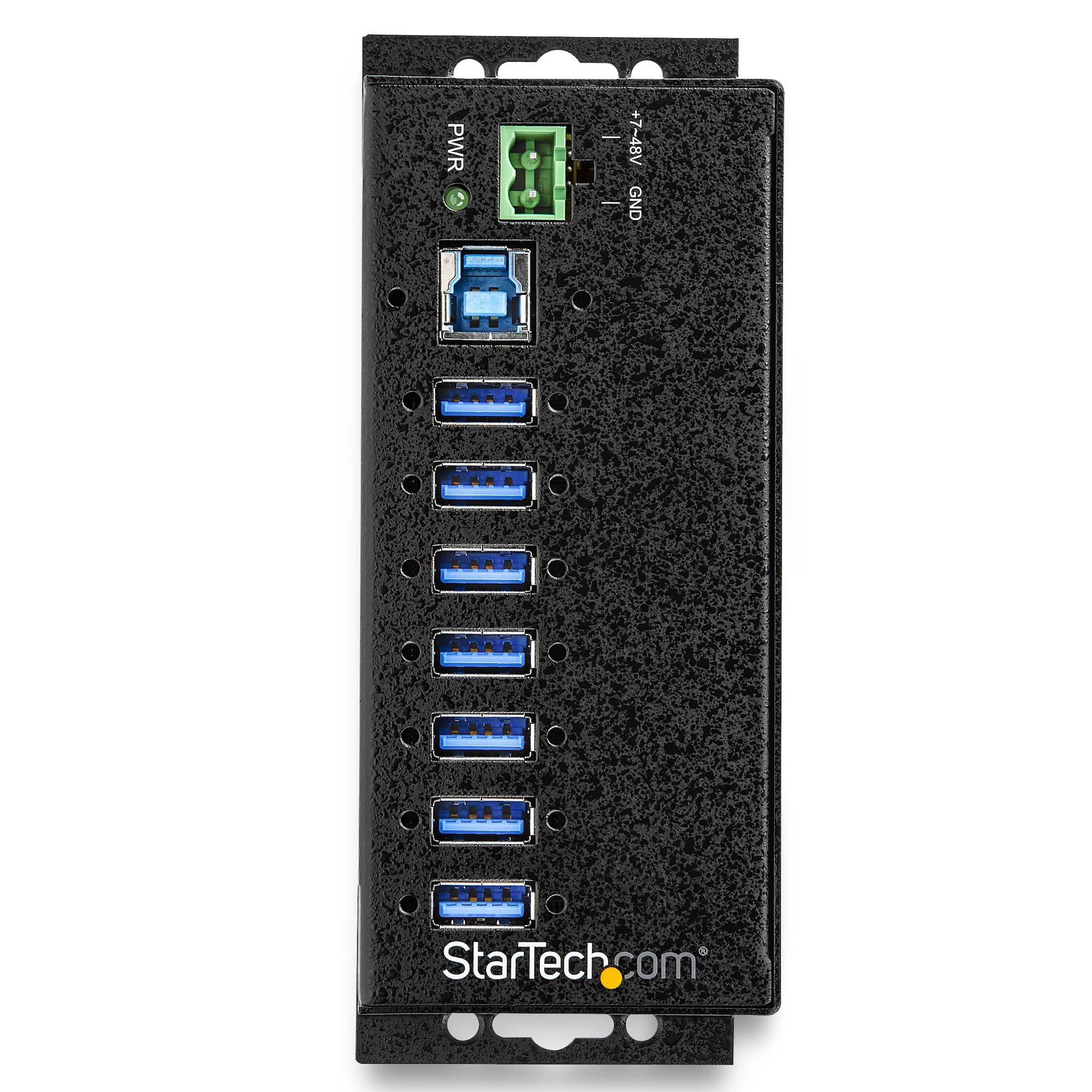 startech-com-hub-industriel-usb-3-0-7-ports-5gbps-hb30a7ame-m-tal-esd image 3