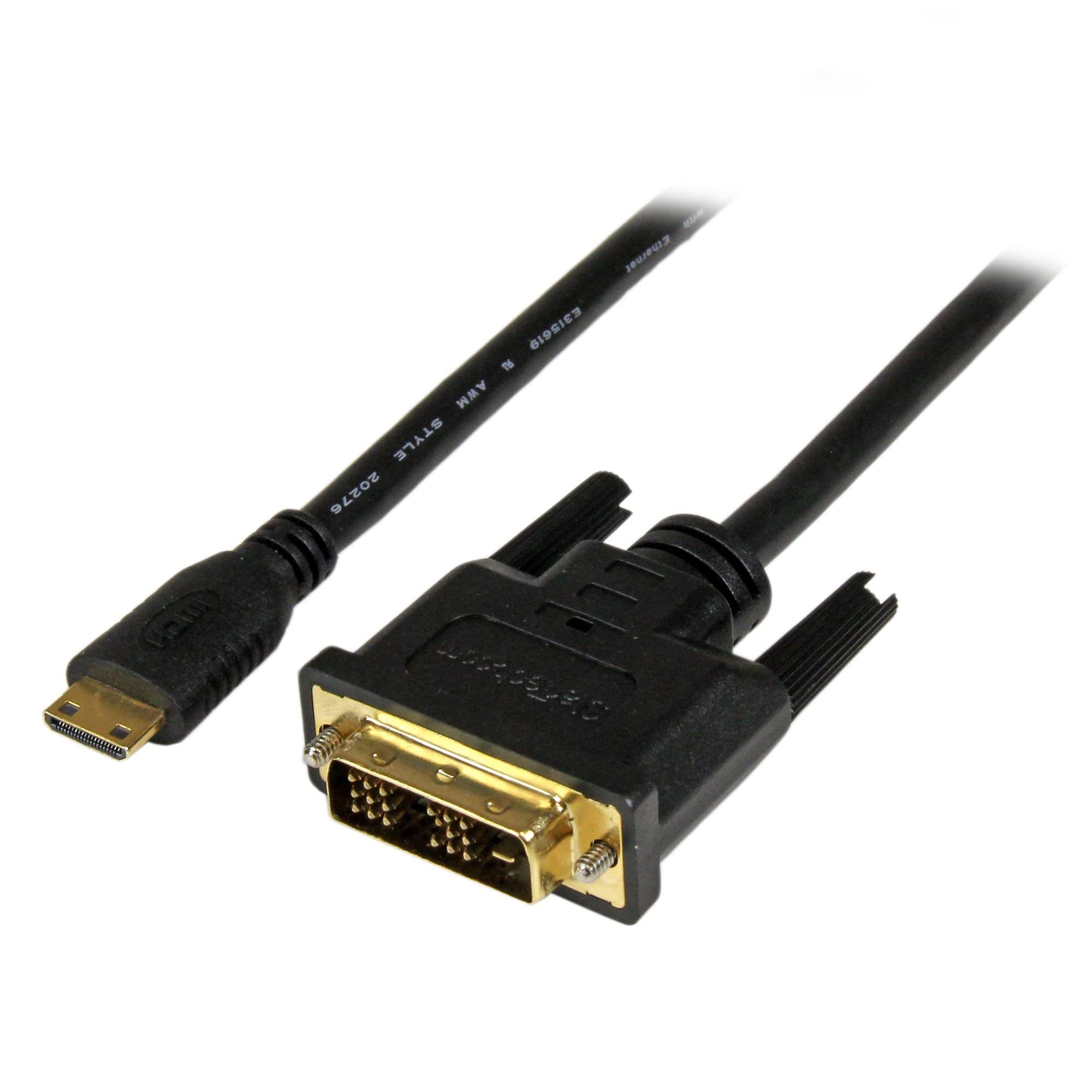 startech-com-hdcdvimm1m-c-ble-mini-hdmi-vers-dvi-1-m-1920x1200 image 1