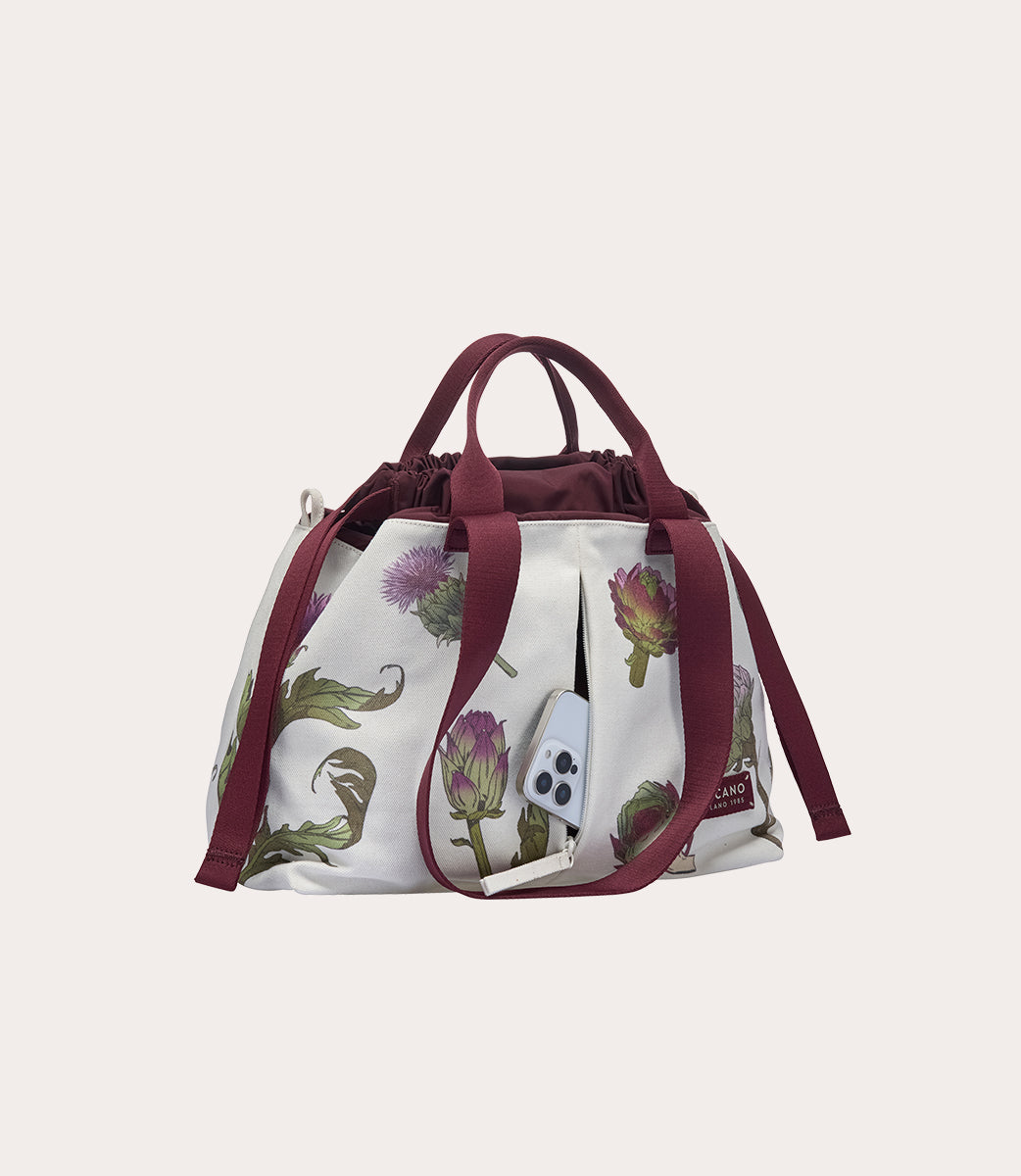 tucano-carry-artichoke-small-sac-shopper-toile-botanique image 5