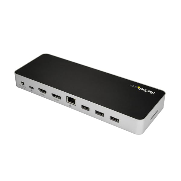 startech-com-dock-usb-c-double-hdmi-displayport-4k-60w-sd-gbe image 3
