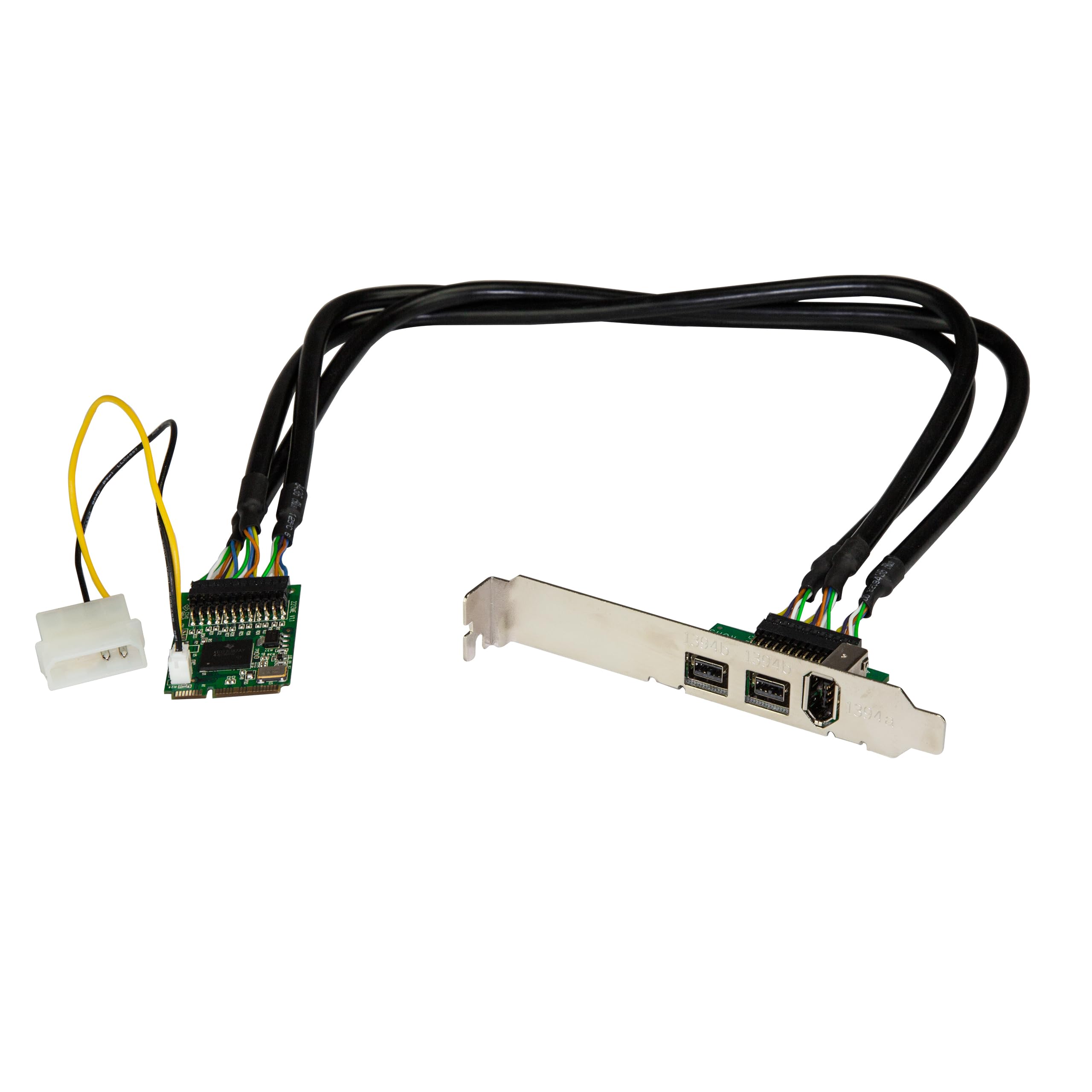 startech-com-mpex1394b3-carte-mini-pci-express-firewire-3-ports-800-mbps image 1