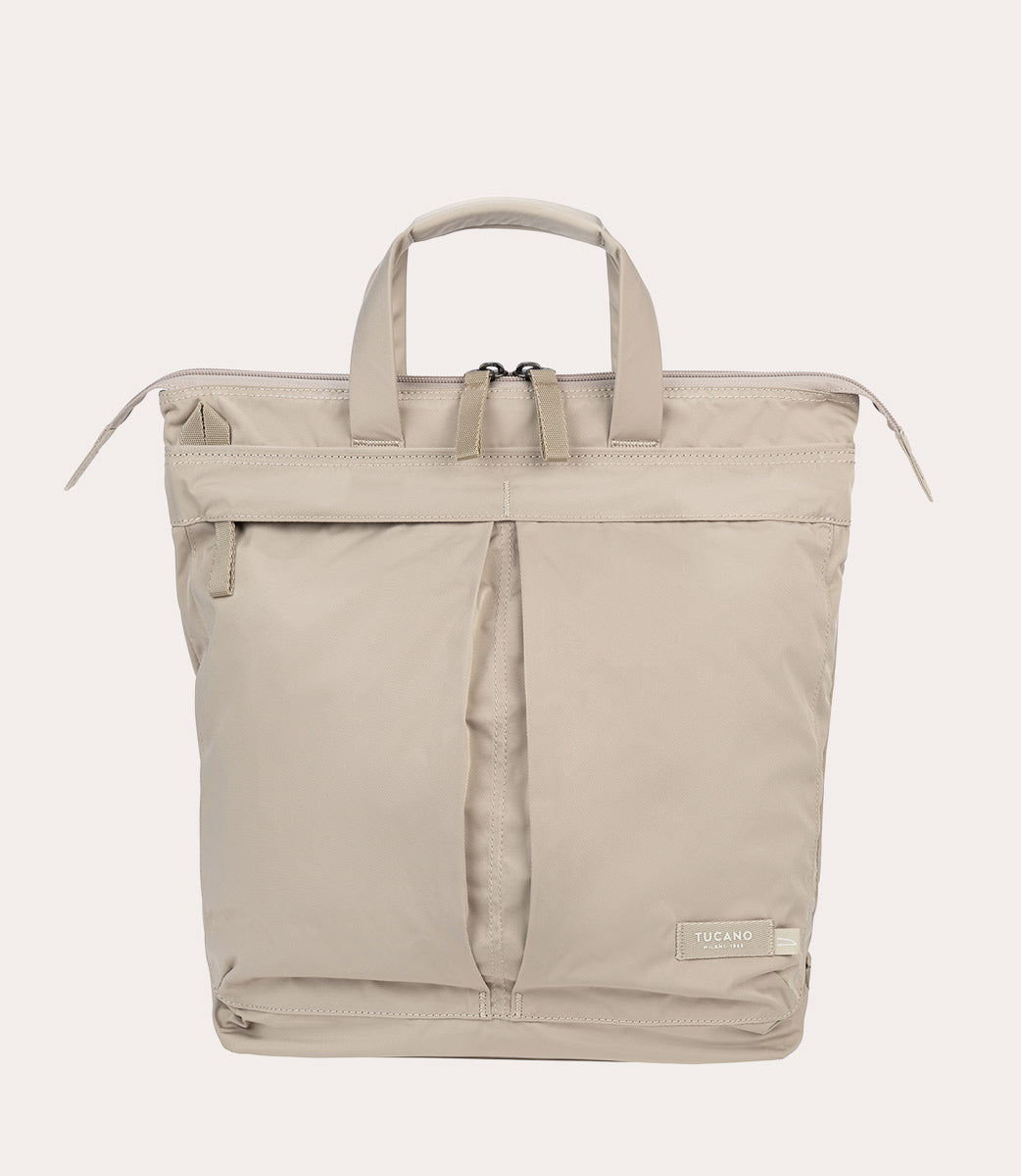 tucano-desert-shopper-m-sac-dos-plastique-recycl-avec-poche-pc image 1