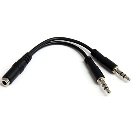 startech-com-r-partiteur-casque-jack-3-5mm-4-broches-vers-2x-3-broches-f-m-muyhs image 3