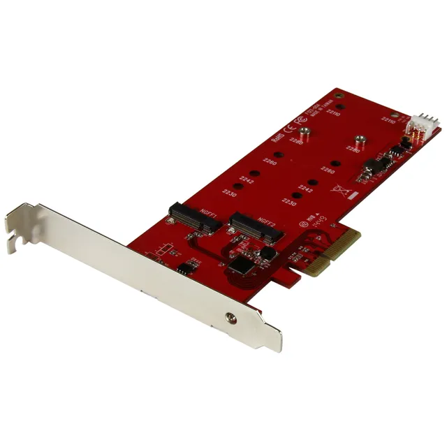 startech-com-pex2m2-carte-contr-leur-pcie-pour-2-ssd-m-2-sata-iii-6-gb-s image 1