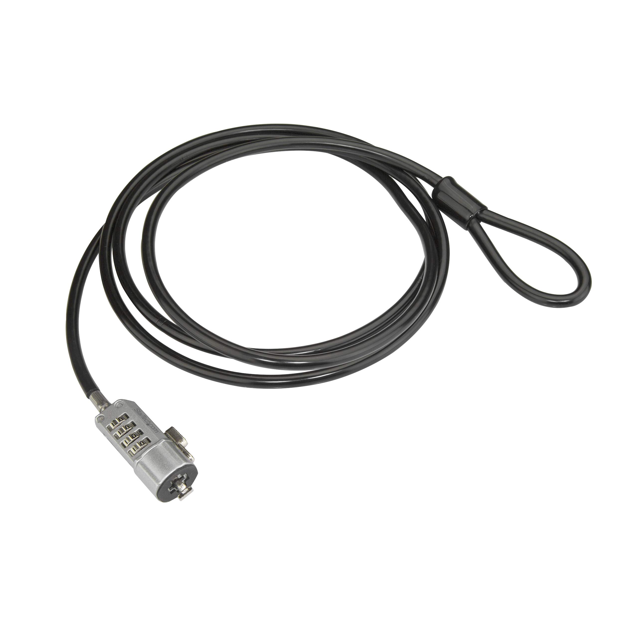 startech-com-ltlock-c-ble-antivol-universel-1-8-m-code-4-chiffres-pour-portable image 1