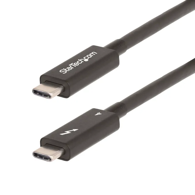 startech-com-c-ble-thunderbolt-4-actif-2m-usb-c-40gbps-100w-pd-8k-noir image 1