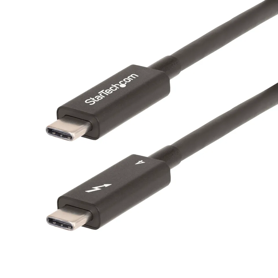 startech-com-c-ble-thunderbolt-4-actif-2m-usb-c-40gbps-100w-pd-8k-noir image 1