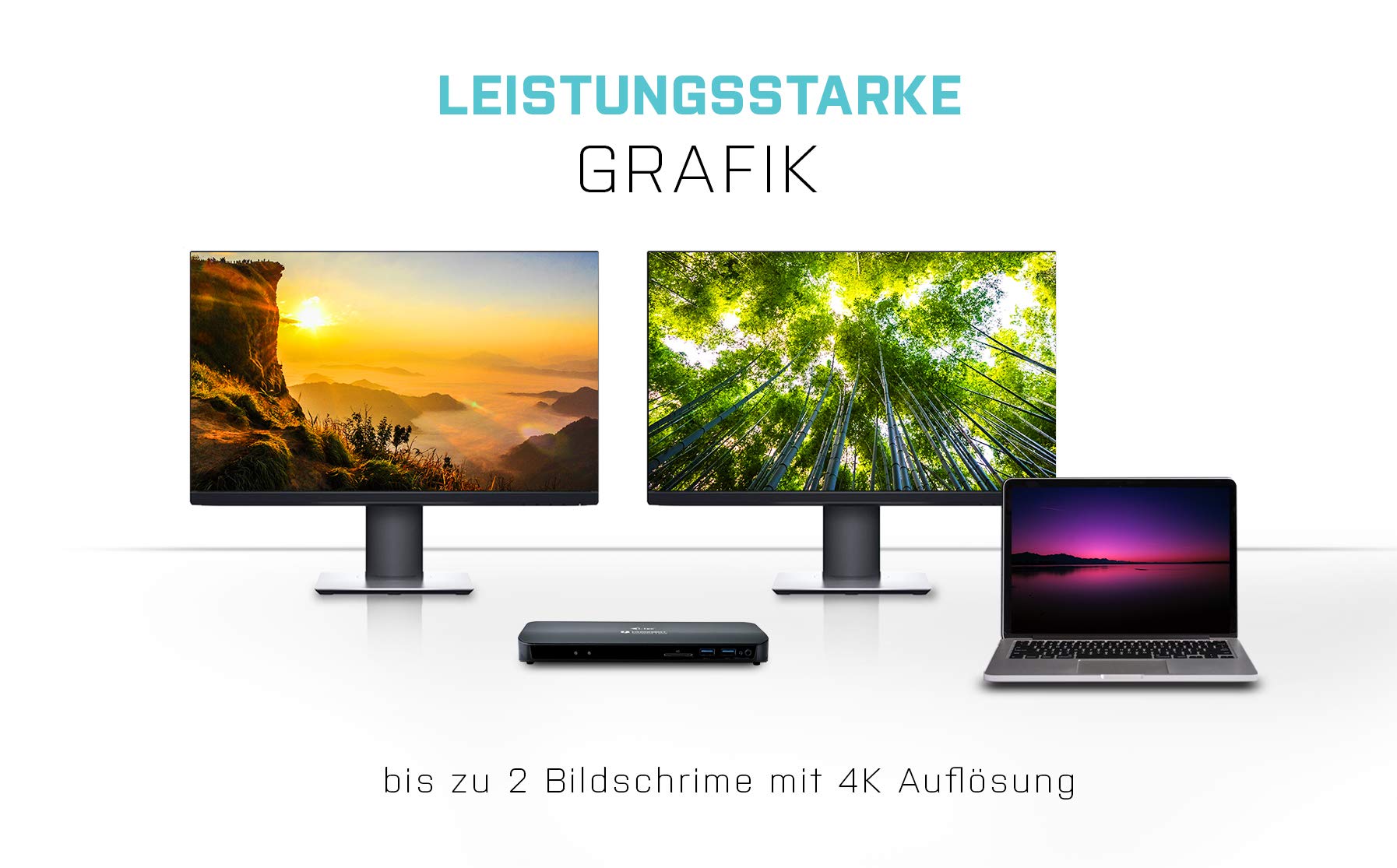 i-tec-thunderbolt-3-station-d-accueil-2x-4k-1x-5k-hdmi-85w-power-delivery image 3