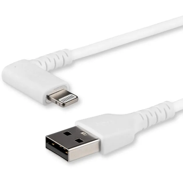 startech-com-rusbltmm2mwr-c-ble-usb-a-vers-lightning-coud-90-2m-blanc-mfi image 1