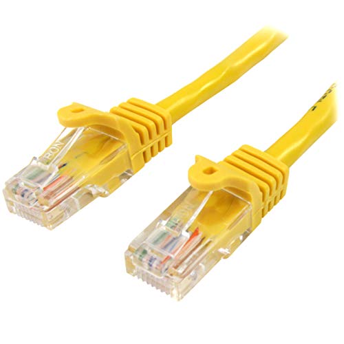 startech-com-45pat1myl-c-ble-ethernet-cat5e-1-m-rj45-m-m-jaune-anti-accroc image 3
