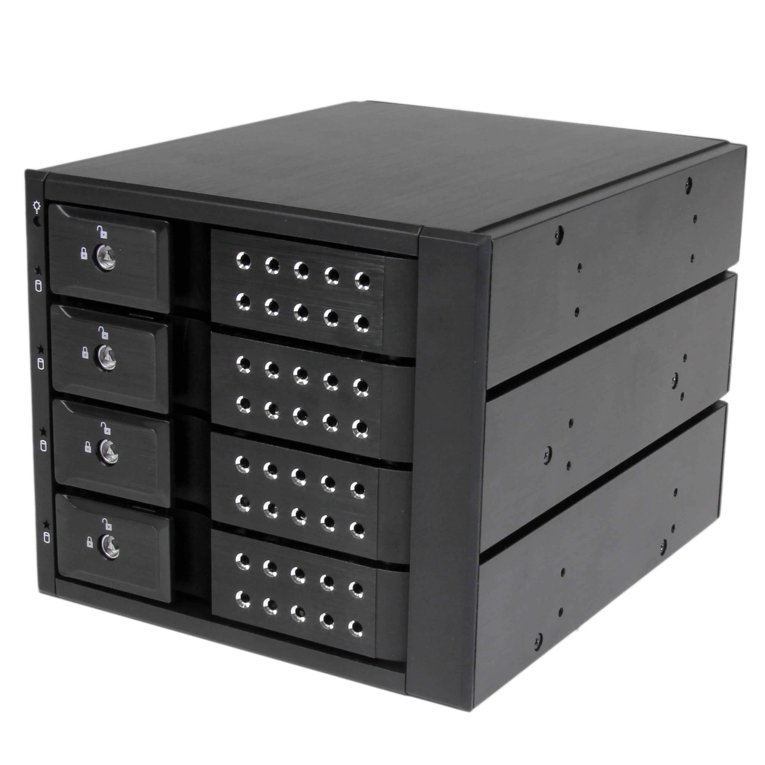 startech-com-baie-mobile-sata-sas-3-5-sans-tiroir-aluminium-5-25-hsb1satsasba image 8