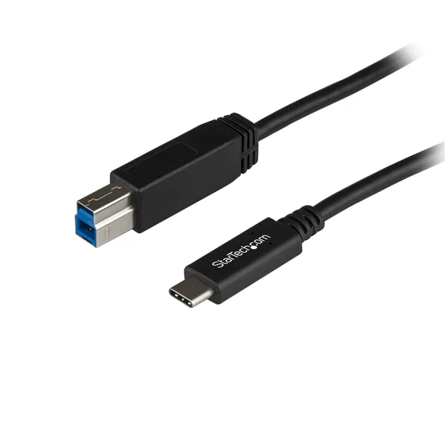 startech-com-c-ble-usb-c-vers-usb-b-1-m-10-gbps-usb-3-2-gen-2-usb31cb1m-noir image 1