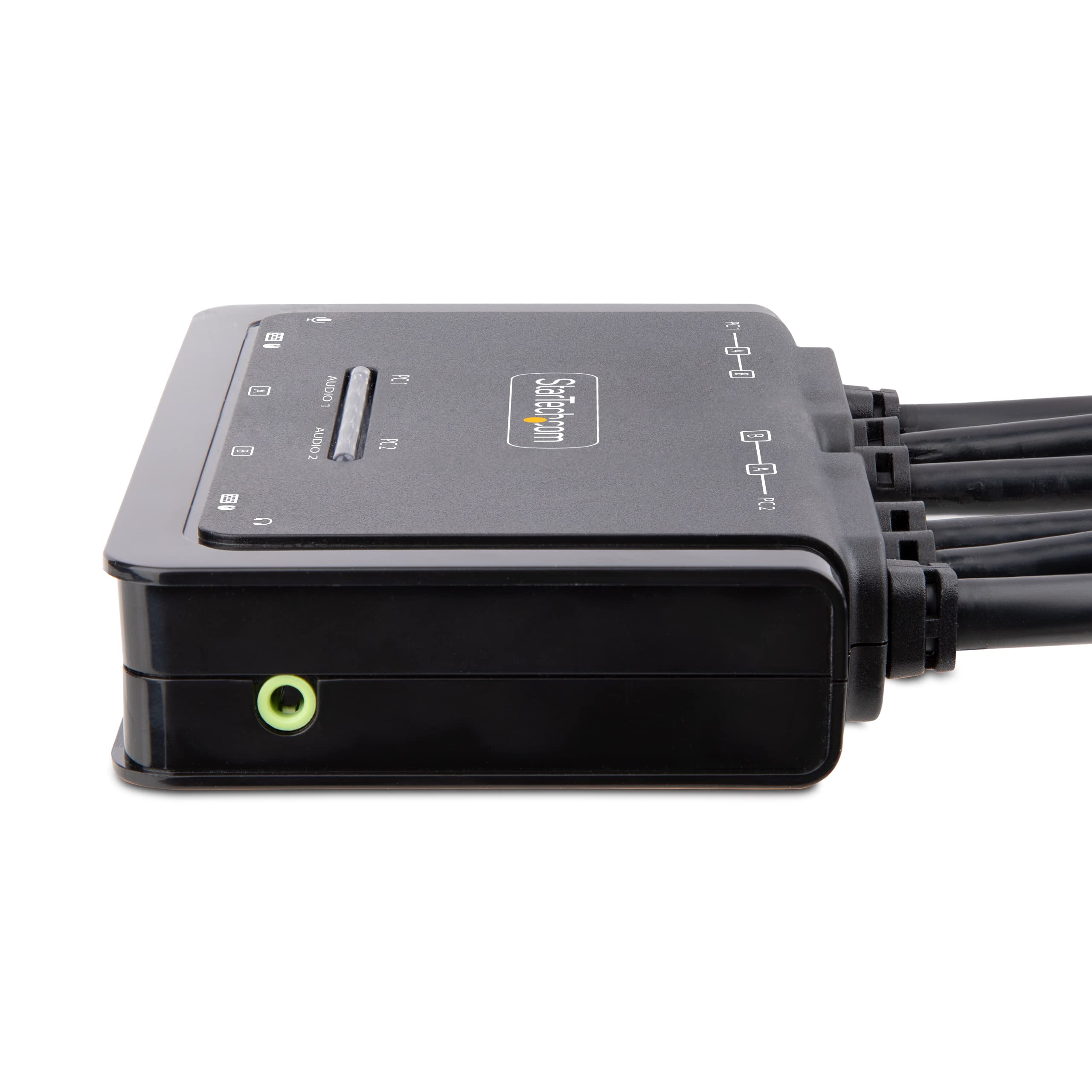 startech-com-switch-kvm-2-ports-double-displayport-4k-60hz-aliment-usb image 5