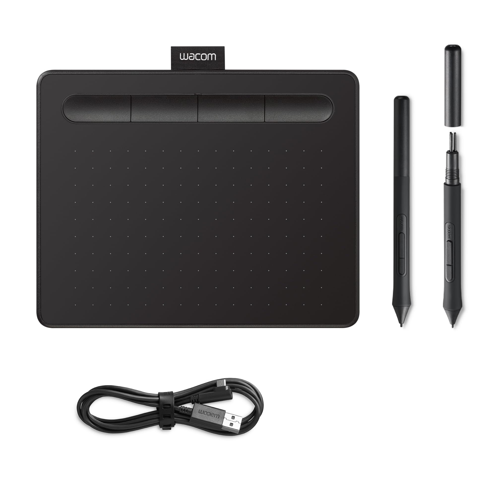 wacom-intuos-small-ctl-4100k-n-tablette-graphique-stylet-noir image 1