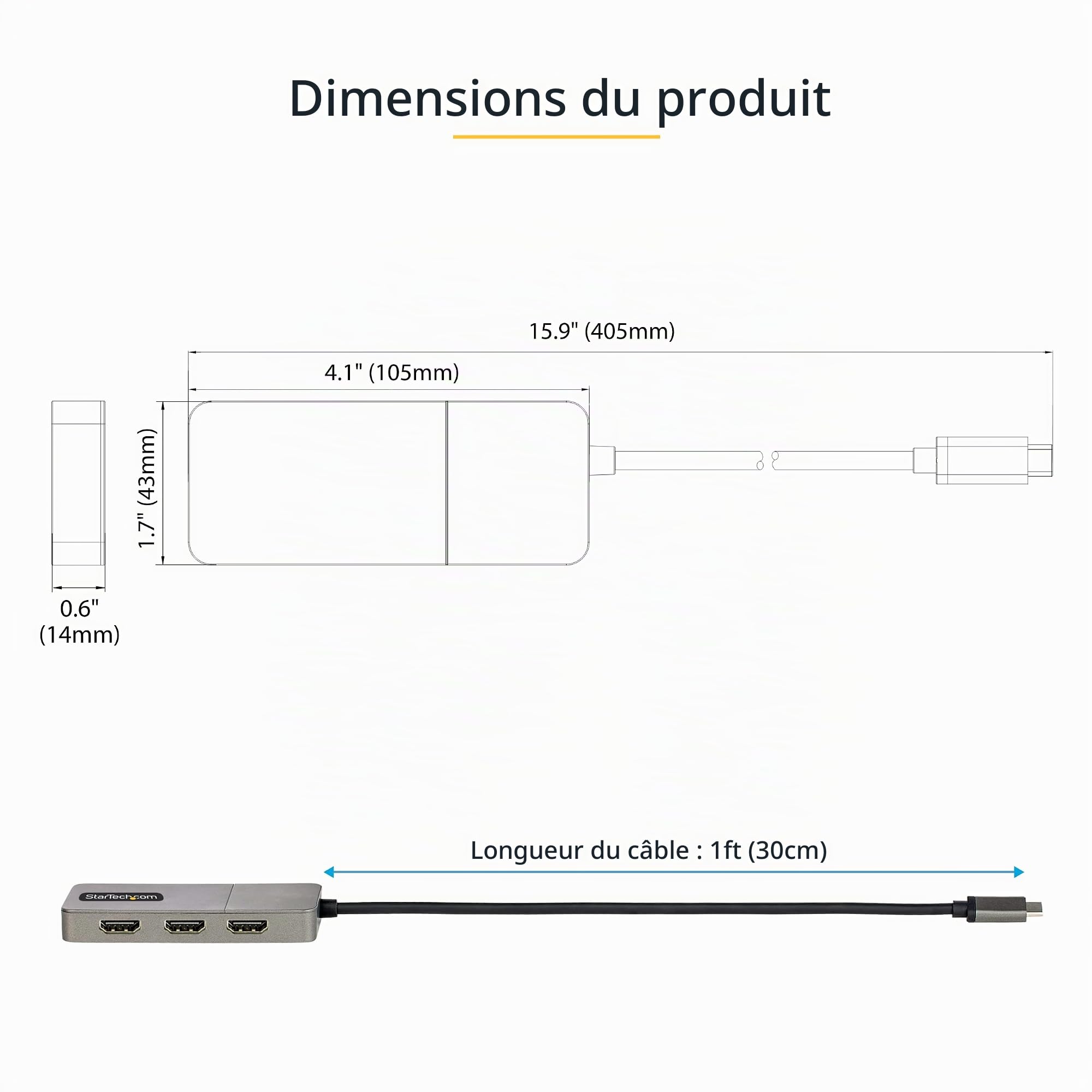 startech-com-hub-mst-usb-c-vers-triple-hdmi-4k-60hz-hdr-dsc image 8